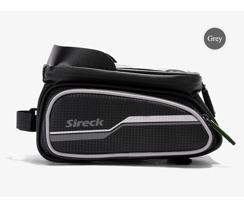 Sale Sireck Bike Bag Nylon Rainproof Bicycle Bag 6.0 Touchscreen Bike Phone Case Cycling Front Tube Saddle Bag Bicycle Accessories 31