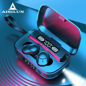 

Bluetooth Earphones 5.1 Wireless Earbuds with 2000mAh Charging Case IPX7 Waterproof TWS Stereo