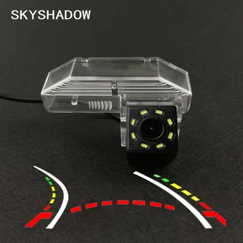 

HD Wireless Car CCD Rear Camera Fisheye 4 8 12 led dynamic Night Vision bracket For Mazda 6 2009 2010 2011 2012 2013 2014 RX-8