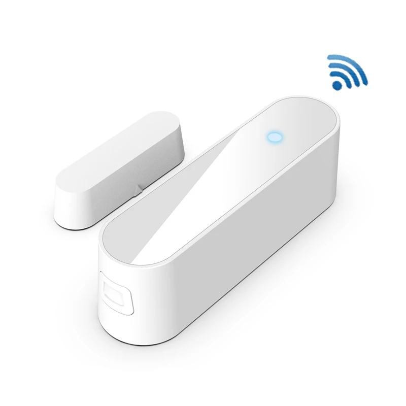 FFYY-Дверной/оконный детектор, Wifi, приложение, оповещает, на батарейках, семейный датчик безопасности