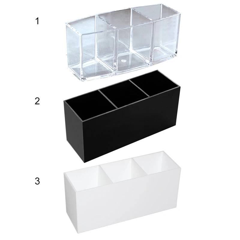 Acrylic Cosmetics Makeup Organizer Box Makeup Brush Eyeliners Display Storage Holder Organizer Home Space-saving