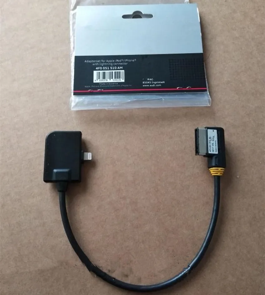 

OE Adapter for Apple iPod iPhone A4 A5 A6 A7 A8 Q3 Q5 For AUDI AMI iPod/iPhone lightning Cable MDI Adapter MMI 3G+ 4F0 051 510AL