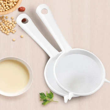 

Plastic Tea Colander Reusable Tea Filter Tea Diffuser Mesh Tea Leaf Strainer Flour Sieve Colander Handheld Kitchen Accessories