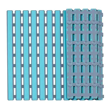 

Non Slip Bath Mat with Suction Cups, Bathroom Kitchen Door Floor Tub Shower Safety Mats Anti-Bacteria Professional with Drain Ho