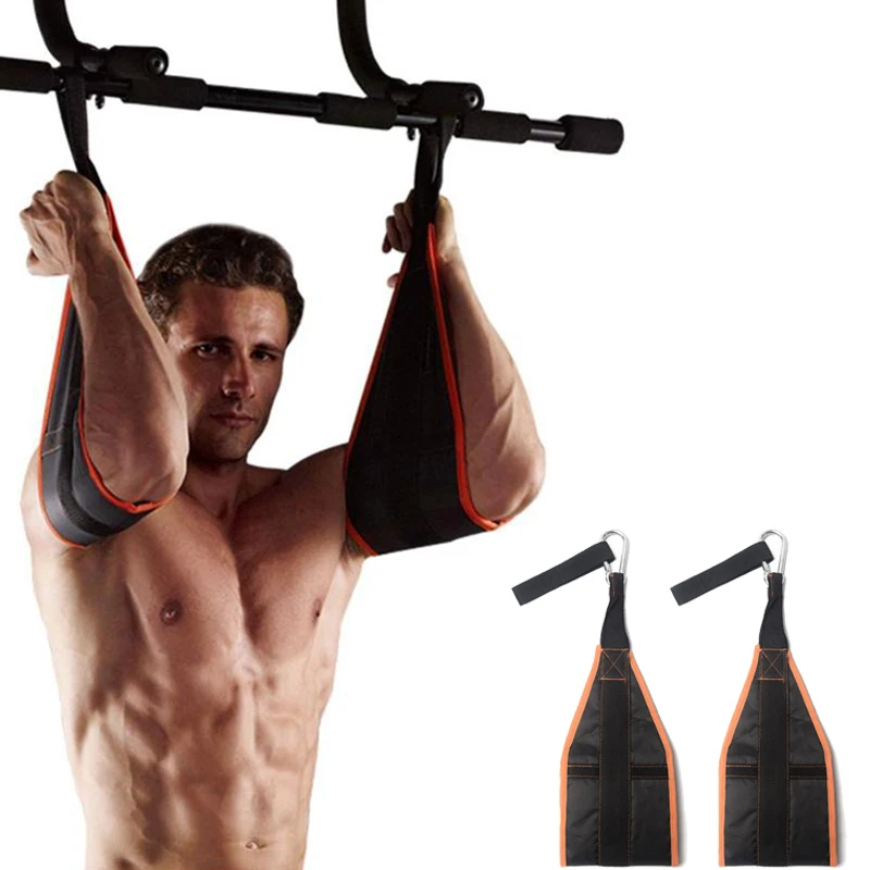 Sling AB Pull Up Hanging Straps Abdominal Training Suspension Arm Fitness 