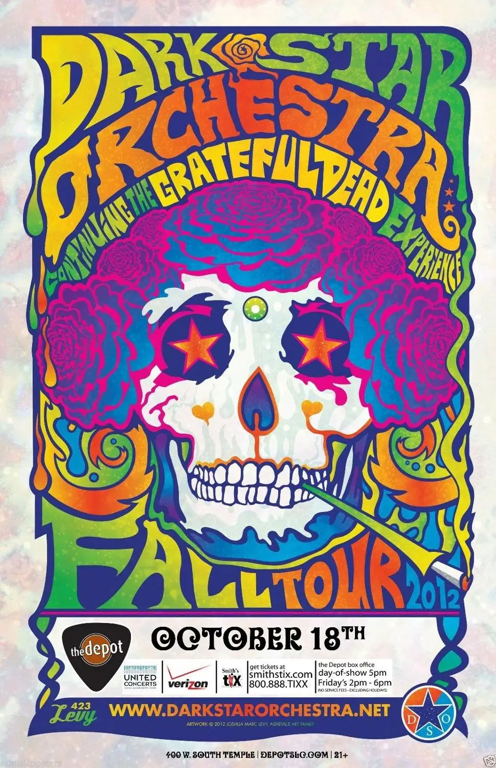 Темная звезда оркестра 2012 солевое озеро концерт Тур благодарная мертвая