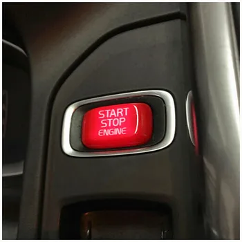 

Car Start Stop Engine Button Sticker Cover Trim decoration For Volvo V40 V60 S60 S60L XC60 S80L S80