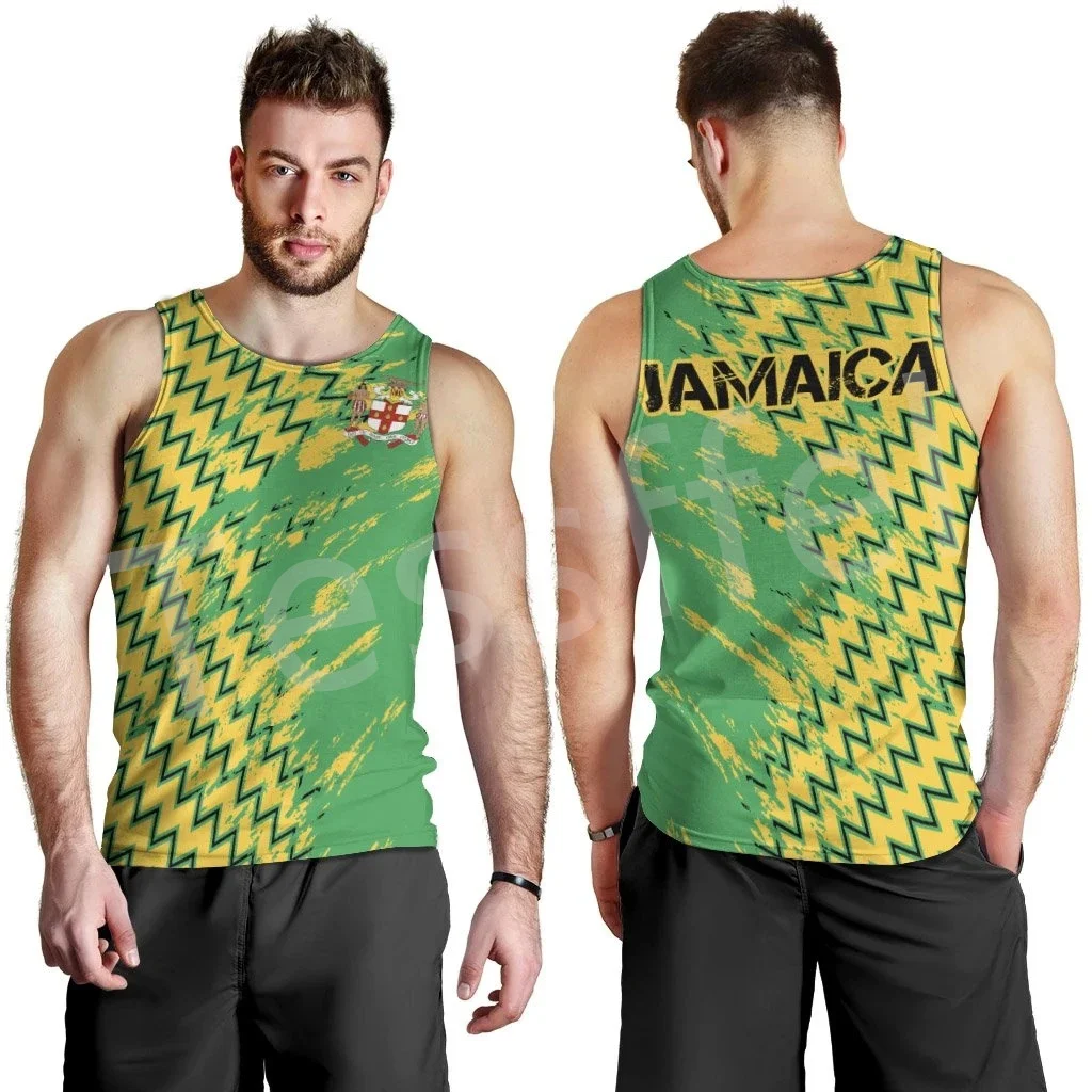 Tessffel newfashion país bandeira jamaica leão emblema