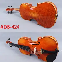 Мастер скрипки 4/4 тигровый клен ручной работы Stradivari Скрипка чехол Лук#424