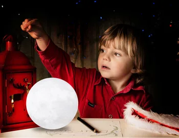

3D Light Print Jupiter Lamp Earth Lamp Colorful Moon Lamp Rechargeable Change Touch Usb Led table Light Home Decor Creative Gift