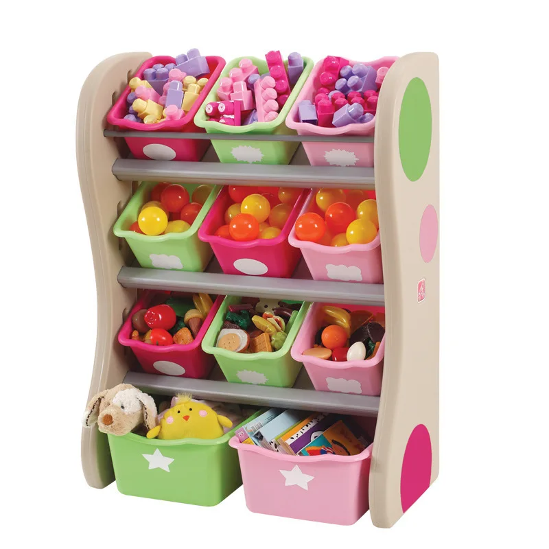 

America Import Toy Step2 Furniture Storage Series Toy Fun Space Storage Division (Two)