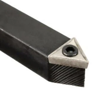 

5P 1/4 Shank CNC Lathe Indexable Carbide Insert Turning Tool Bit Holder Set 6.35
