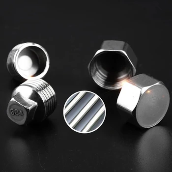 

Faucet Pipe Sealing Plug Nut Water Heater Pipe Forge Cap Sealing Cover Fittings Stainless Steel Bathroom Kitchen Accessories