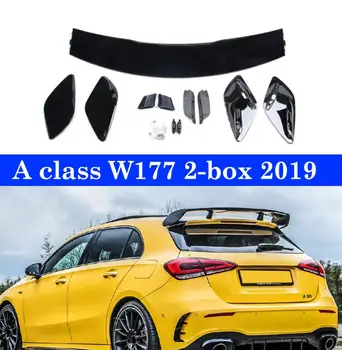 

ABS Bright Black Rear Spoiler Back Wing Lips For Mercedes A class W177 2-Box A180 A200 A250 A45 2019+