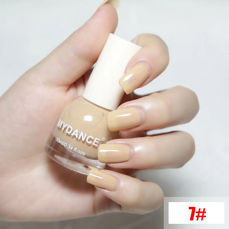 7 Горячий матовый лак для ногтей, сплошной цвет, стойкий лак для ногтей для девочек, украшение для ногтей CNT 66 - Цвет: 7