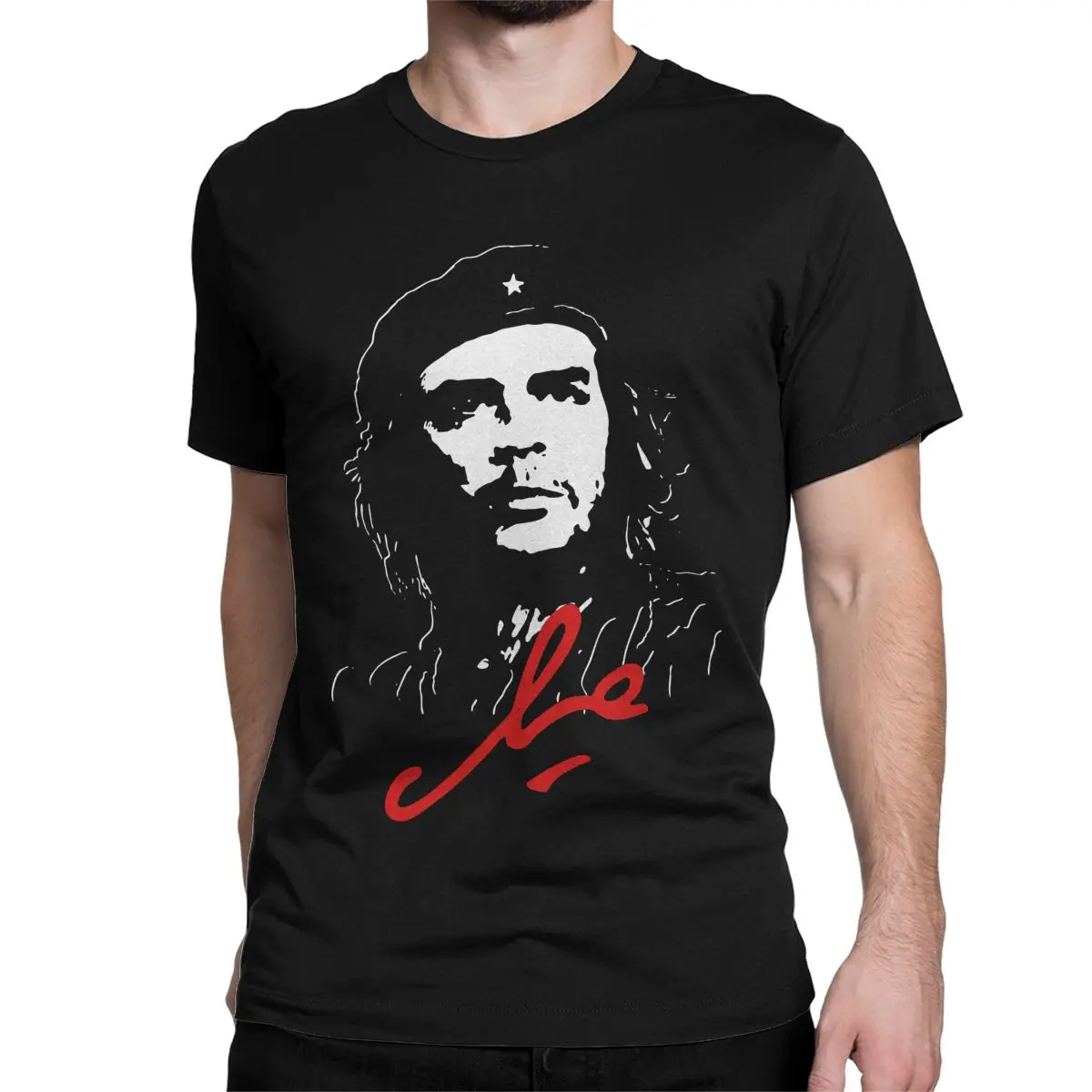 Cuba People Hero Che Guevara T Shirt Tops Tees Cotton Men T-shirts