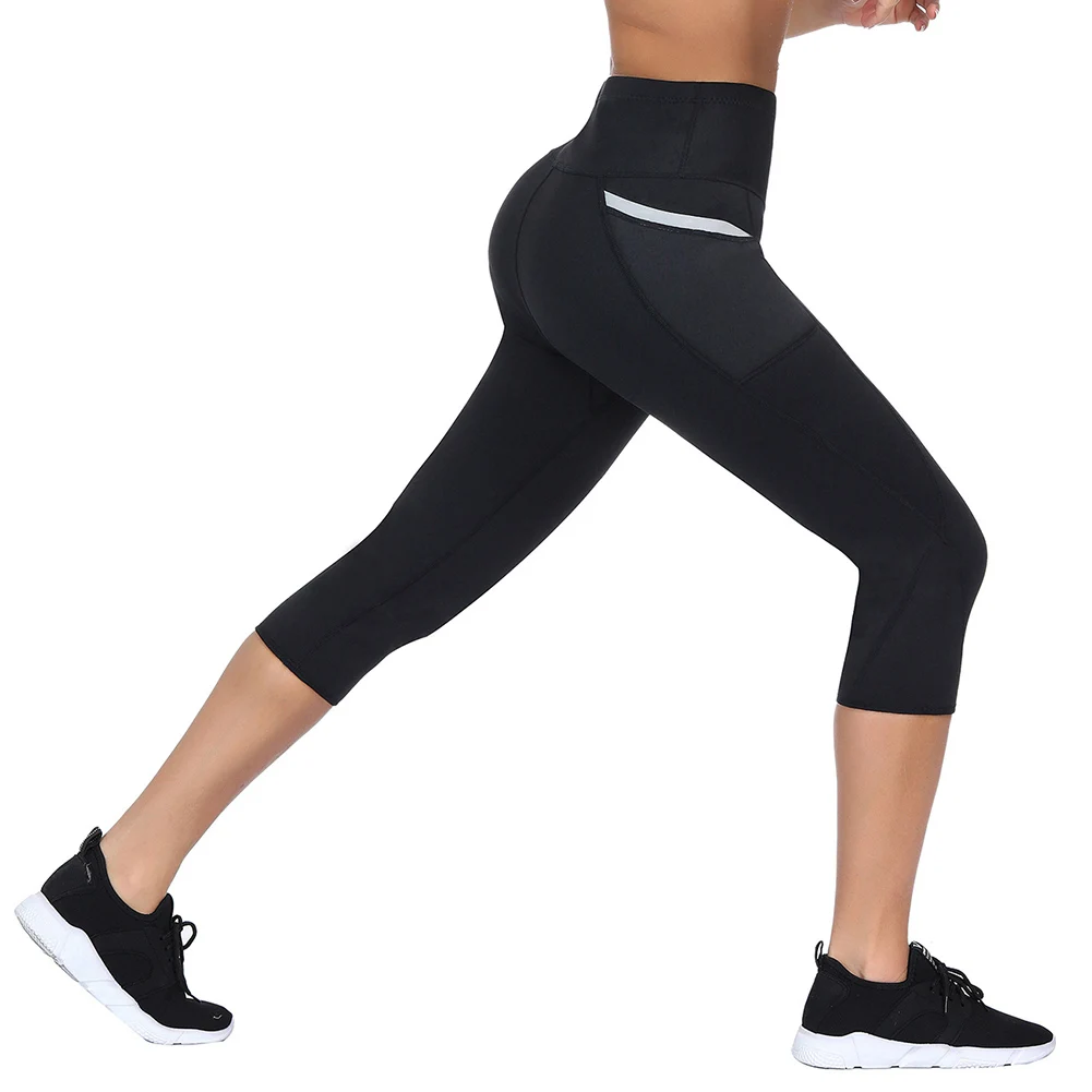 Hot Pants Tummy Control Panties Slimming Short Neoprene Sweat Body Shaper Workout Waist Trainer Butt Lifter Tights Capris