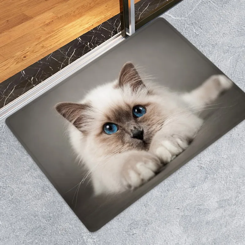 J Nordic Carpets Soft Flannel 3D Printed Area Rugs Parlor Cartoon Cat Turtle Sunset Mat Rugs Anti-slip Rug For Living Room Decor - Цвет: J