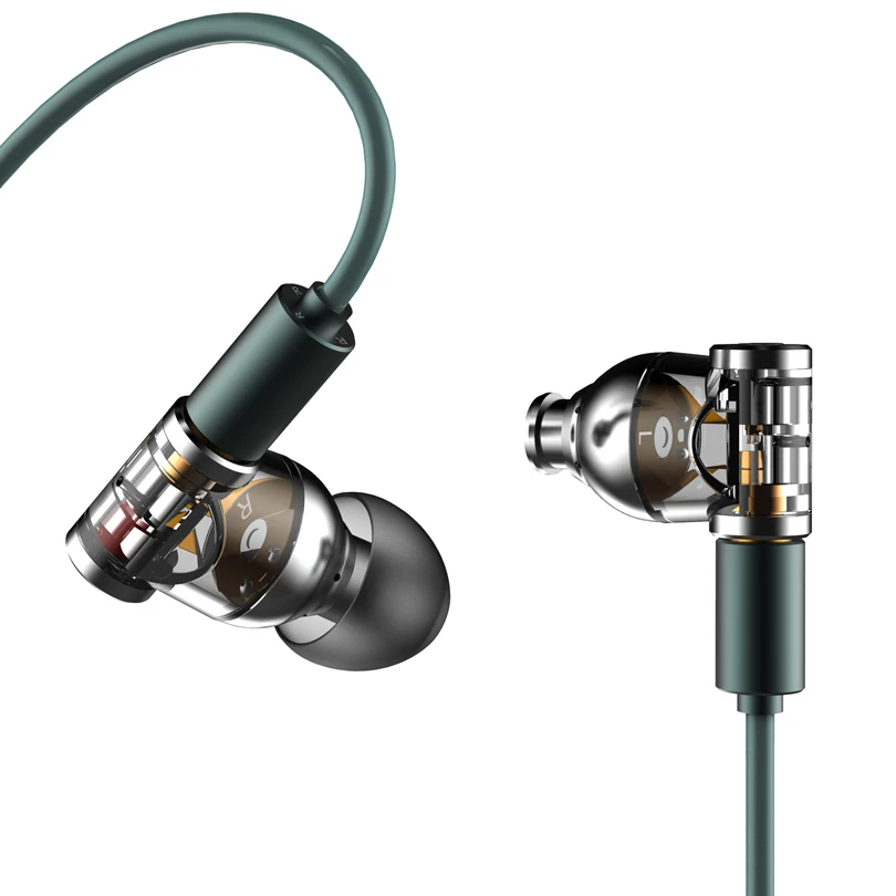 Dd Ddhifi E2020A (Janus) dual Sockets Dynamische In Ear Monitors Iem Met  2.5Mm Mmcx Verwisselbare Kabel & Storage Case & Kabel Clip|Oortelefoon| -  AliExpress