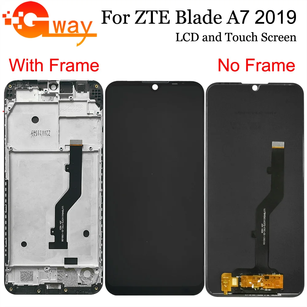 Черный 6 09 &quotдля ZTE лезвие A7 2019 P963F02 ЖК дисплей Дисплей кодирующий преобразователь