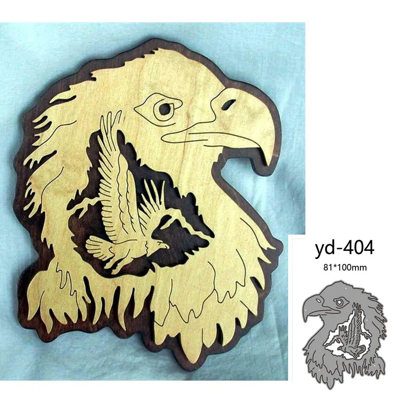 

Metal Cutting Dies Cut Mold Animal eagle Decoration Scrapbook Paper Craft Knife Mould Blade Punch Stencils