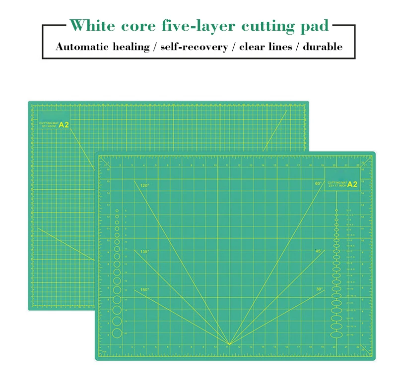 A2 швейная резки мат двухсторонняя пластина Дизайн гравировка Tapete De Corte 5-ти слойной разделочная доска Коврики ручной работы, ручной инструмент