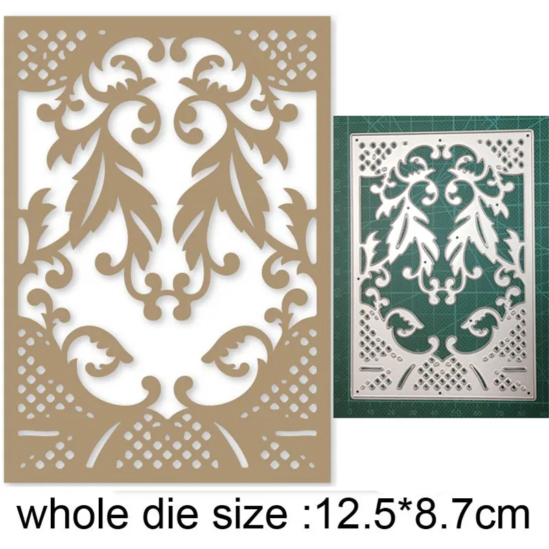 metal cutting dies cut die mold Leafy Berry Background Frame Decoration Scrapbook paper craft knife mould blade punch stencils | Дом и сад