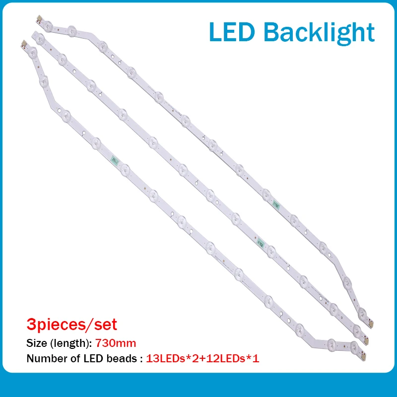

3pcs LED Backlight strip lamp D3GE-390SMB-R2 D3GE-390SMA-R2 2013SVS39 LM41-00001U LM41-00001T BN96-28764A BN96-28765A
