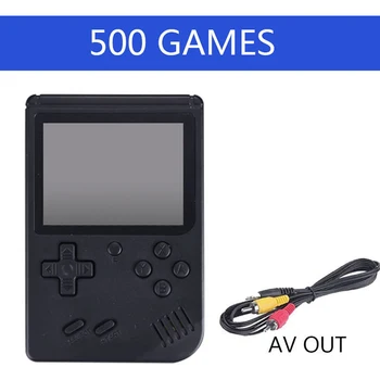 

3 inch Handheld Retro Game Console Gaming Player Built-in 500 Games 8 Bit Game Player For Travel TV Entertainment