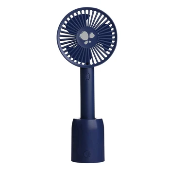 

Handheld Fan Small Oscillating Personal Cooling Fan With Base And Built-In Rechargeable Battery For Office Room Outdoor Sports T