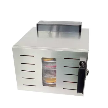 

5 Trays Dried Food Dehydrator Snacks Dehydration Air Dryer Stainless Steel Fruit Vegetable Herb Pet Meat Drying Machine EU