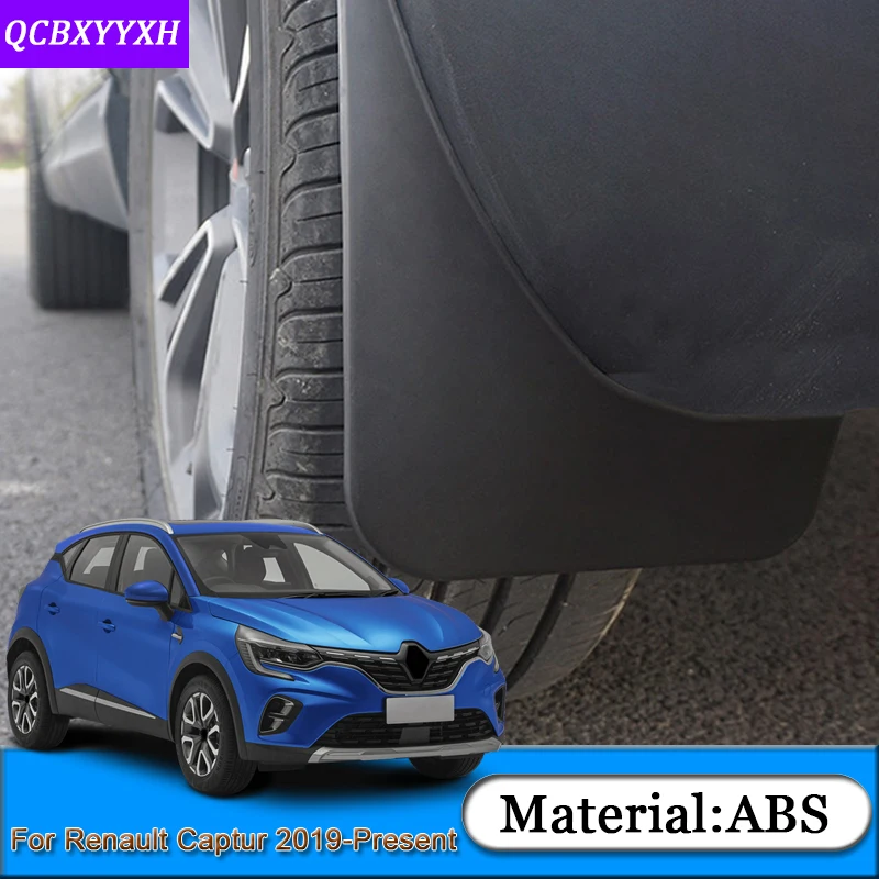Color : CAPTUR Rubber Mudflaps Protective Fender 4pcs For Renault K-ZE CAPTUR 2019 2020 Full Protection Set Splash Mud Guards Black
