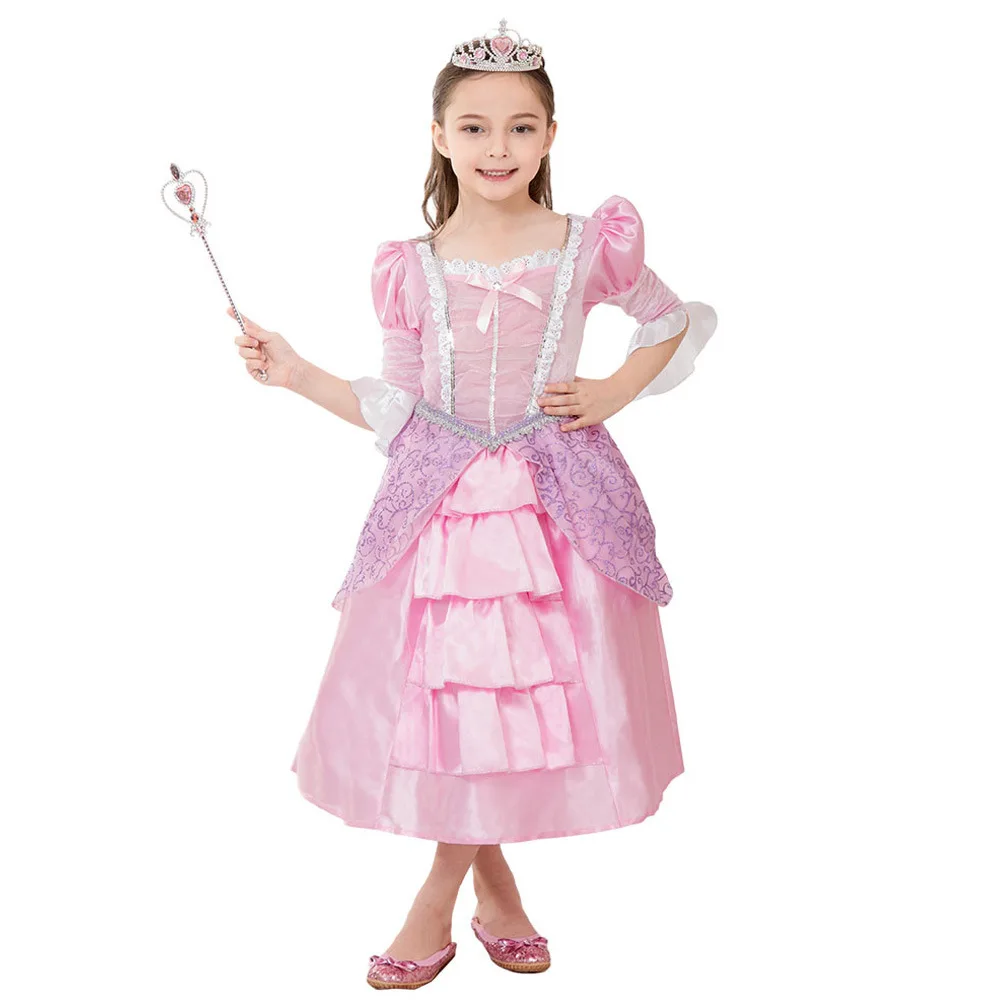 Girl'S Princess Dress Pink Magic Cute Long Skirts Stage Performance Makeup Ball Garment Party Culture love live cosplay |