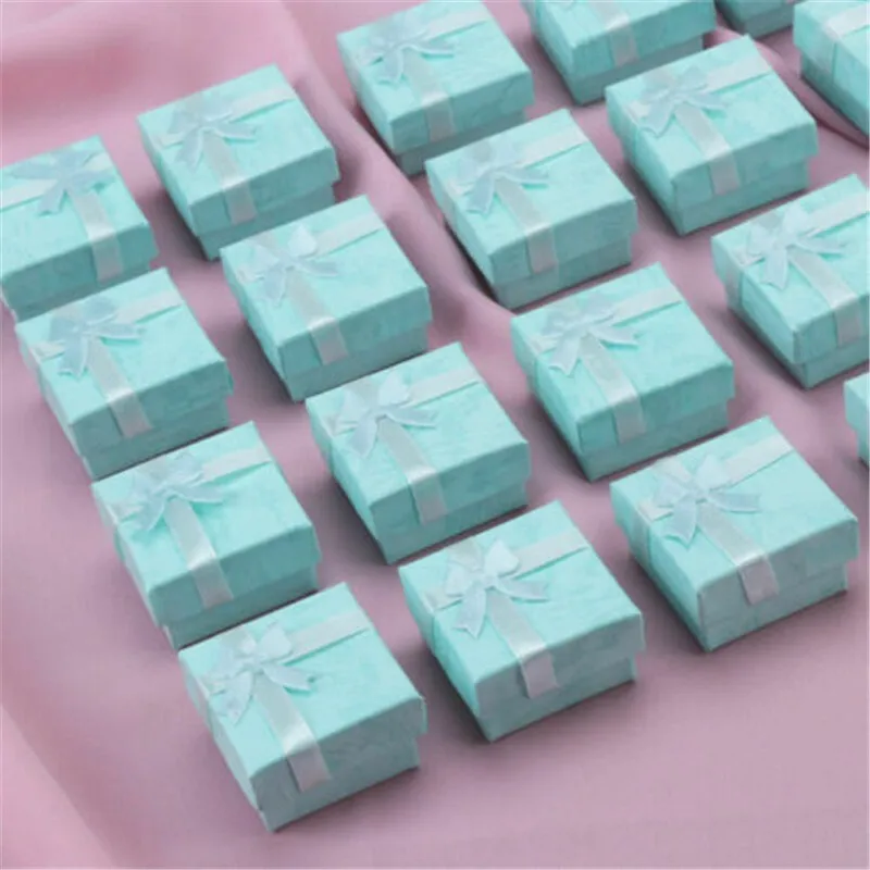 

24 Pcs Jewellery Gift Boxes Bag Ring Earring Necklace Display Wholesale Pack Box
