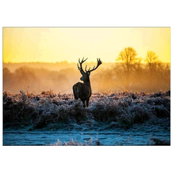 

5D DIY Full Drill Landscape Rhinestone Round Diamond Painting Animal Deer Embroidery Mosaic Manual Art Stitch Kit Decor Gift