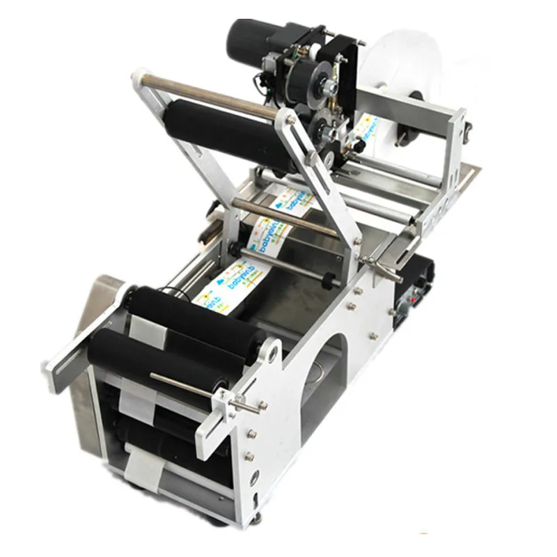 US $550.00 Automatic Glass Bottle Adhesive Sticker Labeling Machine With Date Printer