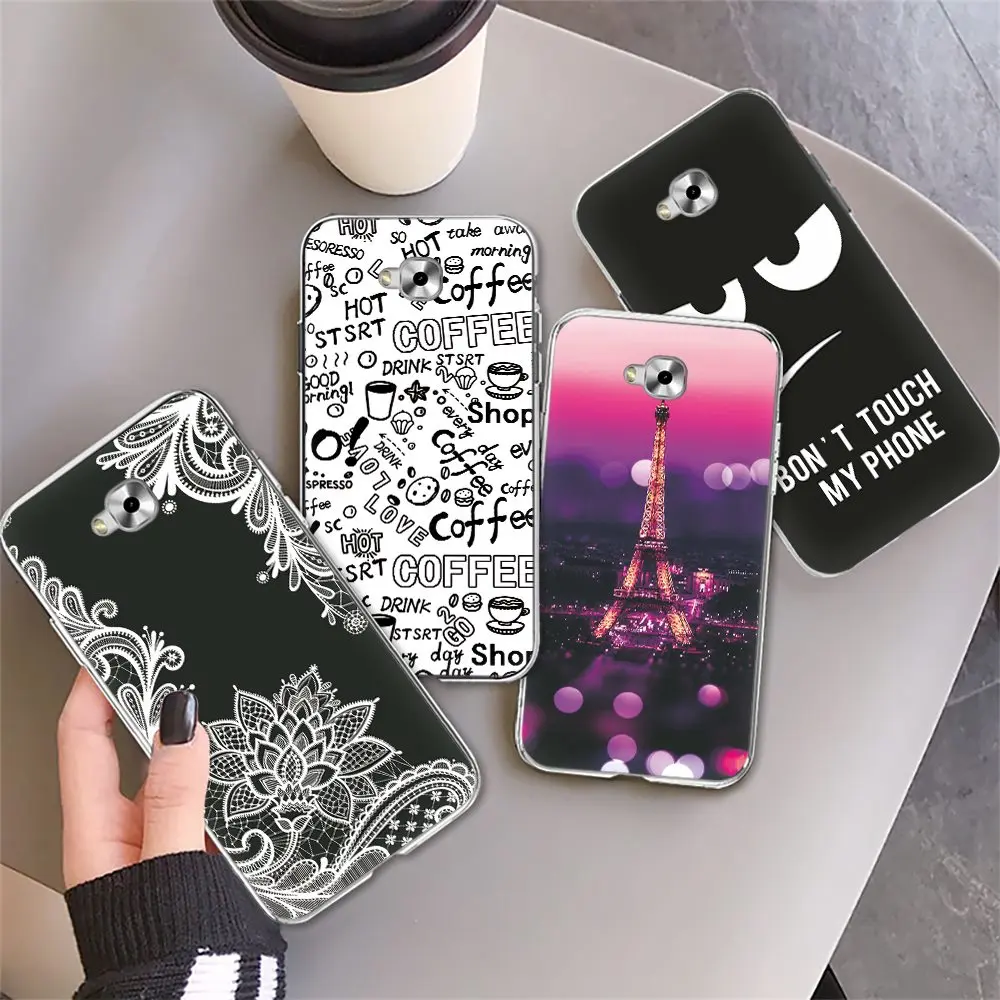 Original Cute Phone Case For Asus Zenfone 4 Selfie ZD553KL Best seller Shockproof Glitter Gift Soft | Мобильные телефоны и