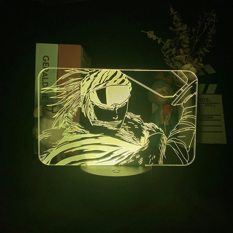 日本アニメブリーチabarai恋次3d夜の光bluetoothスピーカーカラフルな装飾ティーンエイジャーアニメファン Aliexpress Lights Lighting