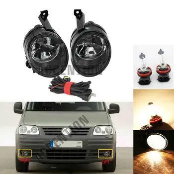 

For VW Caddy Life (Type 2K) 2004 2005 2006 2007 2008 Front Bumper Fog Light Fog Lamp With Bulbs And Wire