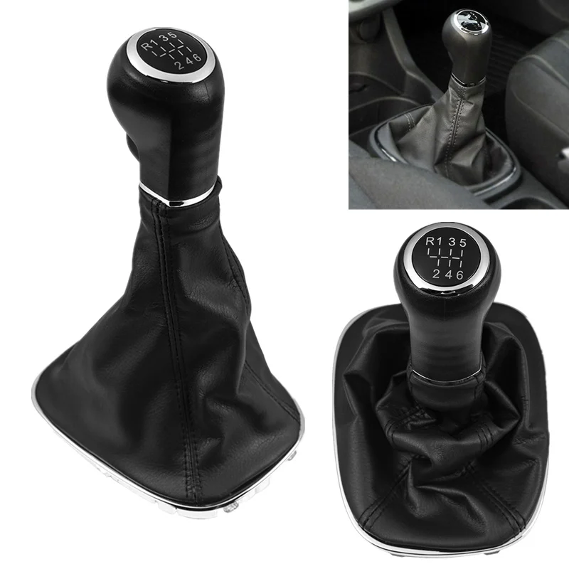 

Car Styling 5/6 Speed Car Gear Shift Knob Lever Shifter Stick Pen Gaitor Boot Cover Case For Opel/Vauxhall Corsa D 2006-2014