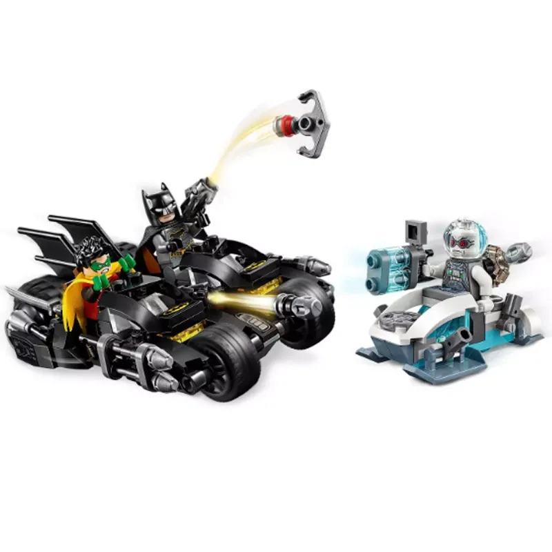Bela 11350 Бэтмен фильм мистер Фриз Batcycle битва фигурка Робин строительный блок 216 шт кирпичи игрушки Совместимость Бэтмен 76118
