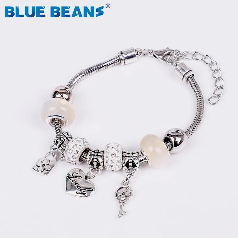 Bracelets For Women Jewelry Beads Bracelet Charms Chakra Bracelet Love Girls Stainless Steel Boho Punk