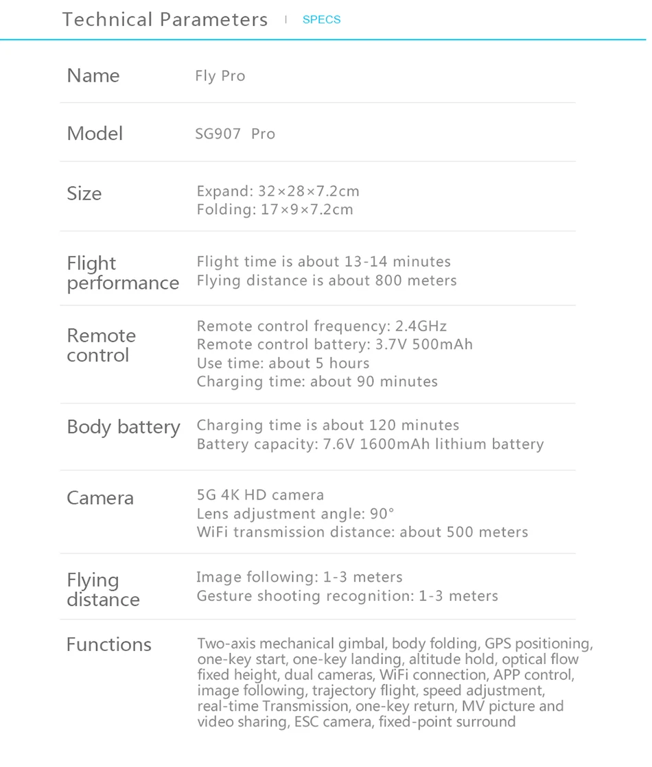 ZLL SG901 SG907 Pro GPS Dron 5G WIFI With 2-Axis
