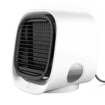 

Portable Mini Air Cooler Air Conditioner Fan LED Night Light 3-Speed Adjustment for Home Office