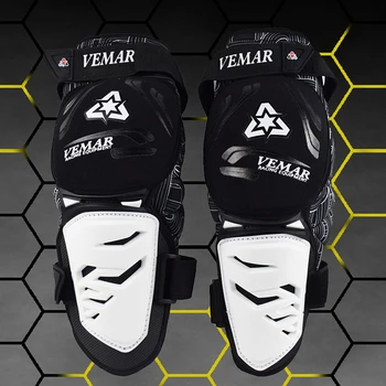 

Vemar VM-E02 Fashion Motorcycle knee pads Motocross knee PC brace high-end Protective Gears kneepad protectors rodilleras moto