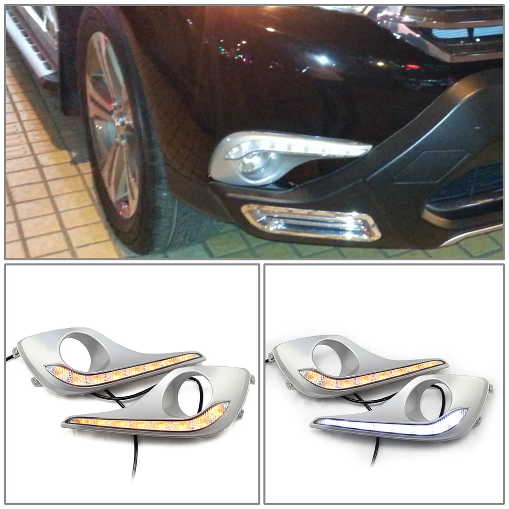 

Дневные ходовые огни с указателями поворота для Toyota Highlander 2012 2013, 2 шт.