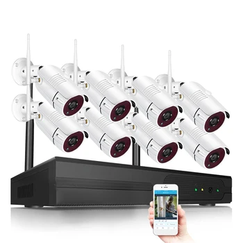 

Wireless 4CH/8CH CCTV System Wifi NVR Kit 960P IP Camera Record Outdoor Indoor VandalProof Bullet IP Camera Wifi 960P System