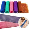 1Pcs African Net Sponge, 30x80cm African Exfoliating Body Net Scrubbing Wash Net Washcloth Long Bathing Sponge Net Shower 1