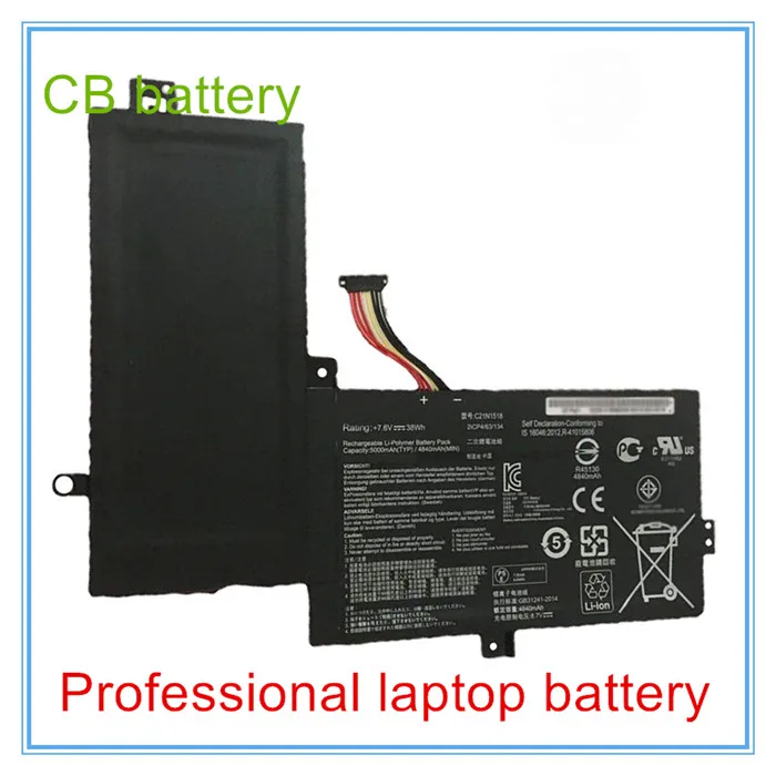 Оригинальное качество C21N1518 Батарея для TP501 TP501UA TP501UB TP501UQ серии 38Wh 7,6 V