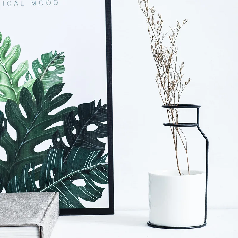 Creative Nordic Home Decorative Art Design Ceramic Vase Scandinavian minimalist style home decor accessories are modern | Дом и сад